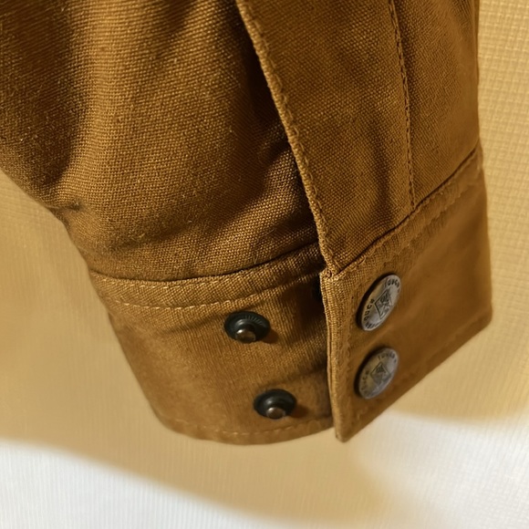 Men’s outdoor Jacket large fleece lined like new, inside pockets attached hood - Picture 5 of 11